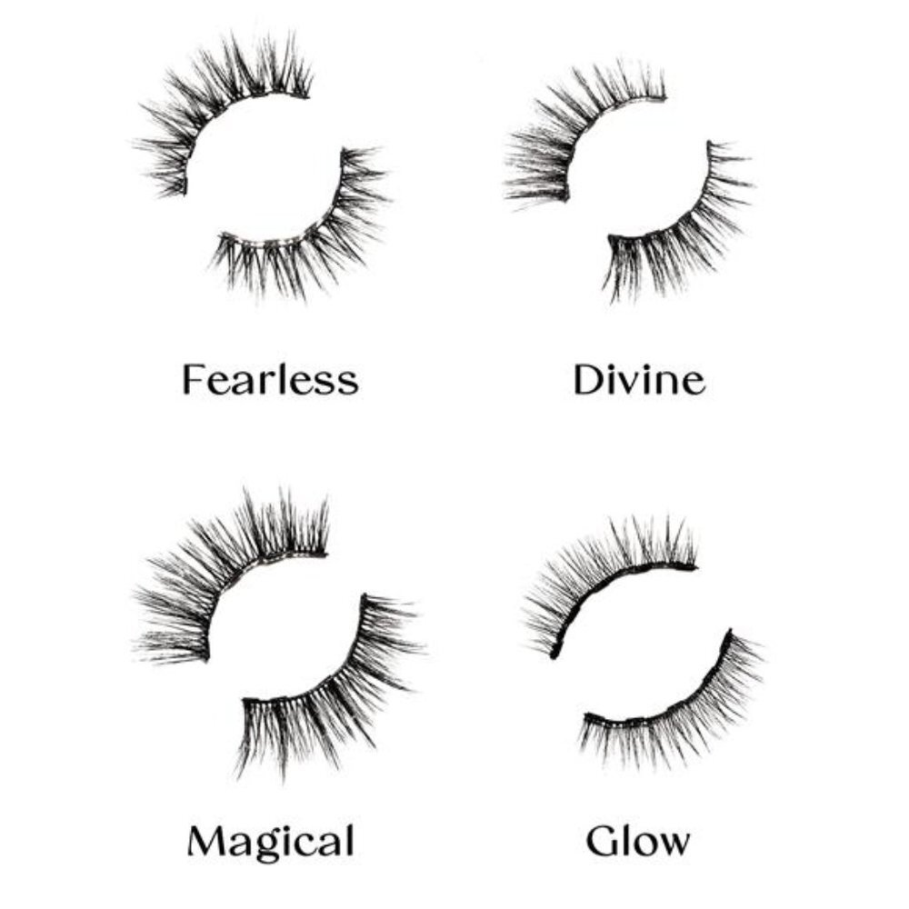 Magnetic Eyelashes, Handmade Silk Lashes (Fearless) - Picture 5 of 7